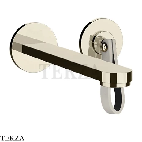 Gessi Pelle Laccetto Смеситель для раковины, внешняя часть, 78488-433, Crème/Nickel PVD