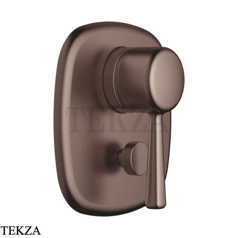 Dornbracht COYA Смеситель для душа с переключателем, внешняя часть 36120404-43, Dark Bronze сатинированный (PVD)