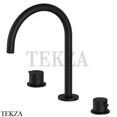 Newform XT Смеситель для раковины 181, без гарнитура 4202.01.093, черный матовый