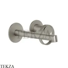 Gessi ANELLO Смеситель для раковины, с коротким изливом, внешняя часть 63381-149, Finox Brushed Nickel