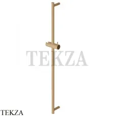 Zucchetti Настенная душевая штанга 80 см Z95201.P31, brushed british gold PVD
