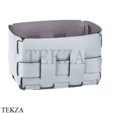 ADJ Bottega Корзина-ёмкость для мелочей 12x19 см 1012.02/07, устричный/пепельная роза