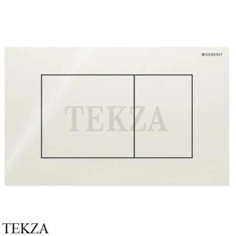 Geberit Sigma40 Клавиша смыва квадратная, стекло 115.629.JL.1, Песчано-серый глянец