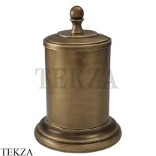 Migliore Mirella Баночка настольная для ватных дисков и палочек 17160, бронза classic