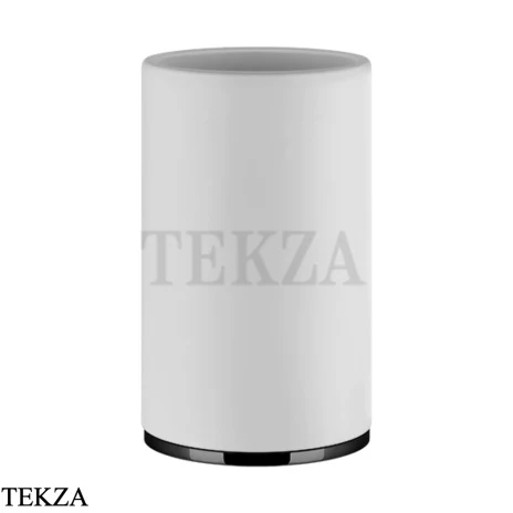 Gessi INCISO accessories Стакан настольный, композит белый 58531-706, Black Metal PVD
