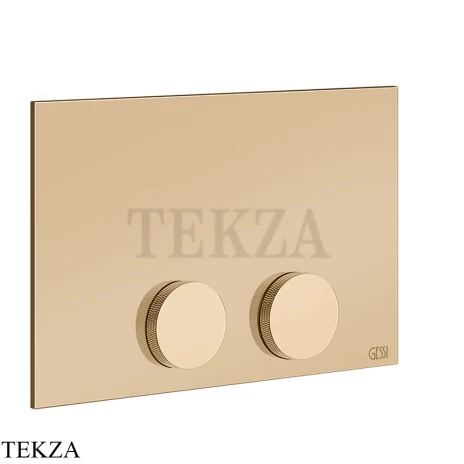 Gessi ANELLO Клавиша смыва для инсталляции TECE, TeceProfil, TeceBox 54629-735, Warm Bronze PVD