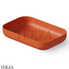 Dea Design Washbasins Раковина настольная 58х38 см Solid Surface DD9103 580 7, Orange №7