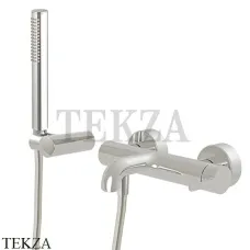 FIMA Carlo Frattini SNAP Смеситель для ванны, с гарнитуром F3114SN, Brushed nickel