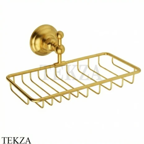 Nicolazzi Classici Полочка-решетка в душевую зону 1493SG, Satin Gold