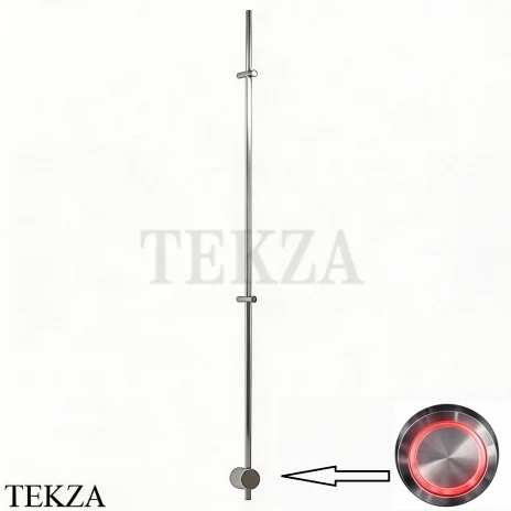 BRONER BRUNO V Электрический полотенцесушитель 170 с кнопкой, BR.007.170.0000.P, сталь глянец