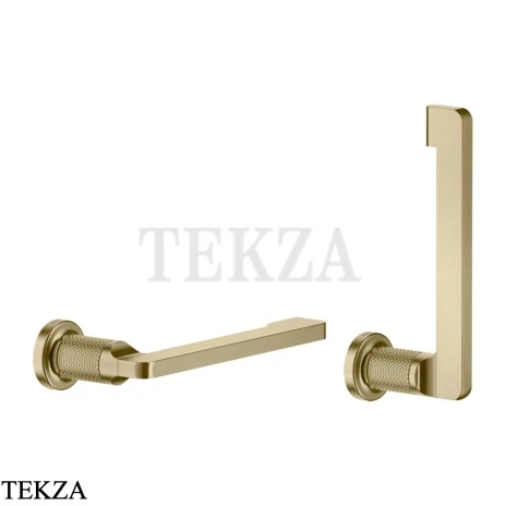 Gessi INCISO accessories Бумагодержатель без крышки 58455-727, Brushed Brass PVD