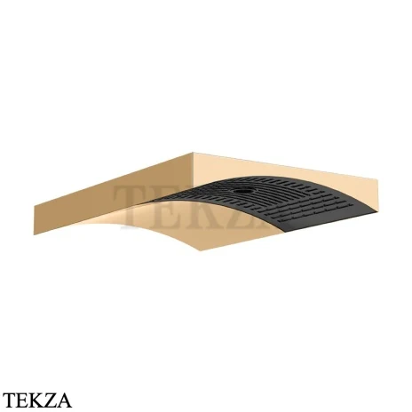 Gessi Haute Culture Shower Верхняя регулируемая лейка с настенным держателем 57506-735, бронза глянец