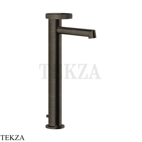 Gessi ANELLO Смеситель для раковины высокий, с донным клапаном 63303-187, Aged Bronze