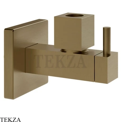 Gessi TOTAL LOOK Запорный клапан с фильтром, квадратный 01412-791, бронза Deep