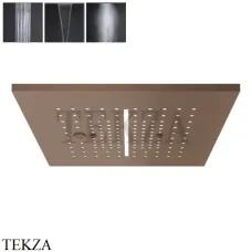 Gessi MINIMALI Накладная душевая панель 350x350, 3 функции 57875-708, Copper Brushed