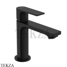 Hansgrohe Rebris E Смеситель для раковины 110, донный клапан 72557670, черный матовый