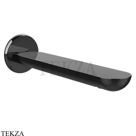 Gessi Perle Излив для раковины на стену 74031-706, black хром глянец