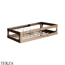 Gessi RILIEVO Полка-решетка в душевую зону 59549-030, Copper глянец