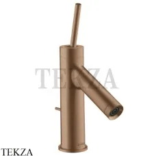 Axor Starck 70 Смеситель для раковины, с донным клапаном 10116310, Brushed Red Gold