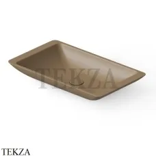 Dea Design Washbasins Раковина настольная 60х35 Solid Surface DD9002 600 2, Light Camel №2