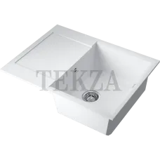 Omoikiri Sakaime 68 Кухонная мойка Tetogranit прямоугольная с крылом 4993126 белый