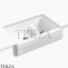 Kohler Whitehaven Мойка для кухни с двумя чашами, с фартуком, чугун K-6349-0, белый глянец Kohler Whitehaven Мойка для кухни с двумя чашами, с фартуком, чугун K-6349-0, белый глянец