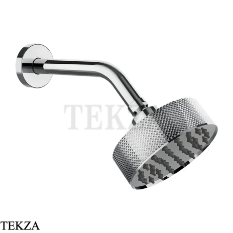 Gessi ANELLO Верхняя лейка D11,8 см с кронштейном 63354-031, Хром глянец