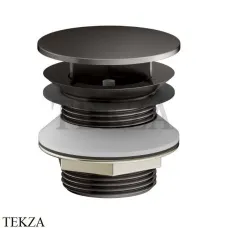 Keuco Донный клапан незапираемый 59904350000, титан чёрный шлифованный