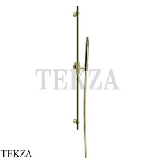 Gessi ANELLO Штанга в комплекте с душевой лейкой 63484-710, Brass PVD