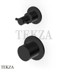 Zucchetti Helm Термостат для душа на 2-3 потока, внешняя часть ZH5806.XP81, brushed total black PVD