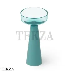 Dea Design Pedestal Basin Раковина напольная Glasstech DD2018 425 R8, Lake Water Blue R8