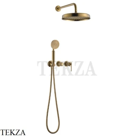 Boheme ETERNA Смеситель для душа, верхний и ручной душ 174-BR, Bronze