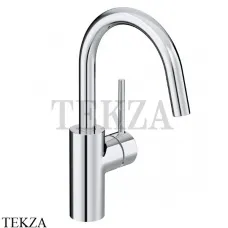 Kludi BOZZ Смеситель для раковины, без гарнитура 380280576, хром глянец