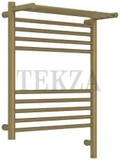 Сунержа Богема 3.1 Полотенцесушитель электрический с полкой 600х500 МЭМ правый 32-6007-6050, Золотой шёлк