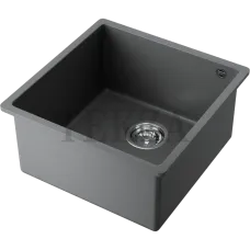 Omoikiri Bosen 44-U Кухонная мойка Tetogranit прямоугольная 44-U-PL 4997007 платина