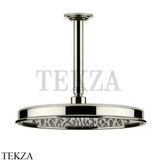 Gessi VENTI20 Верхний душ 300 с потолочным креплением 65153-720, Nickel PVD
