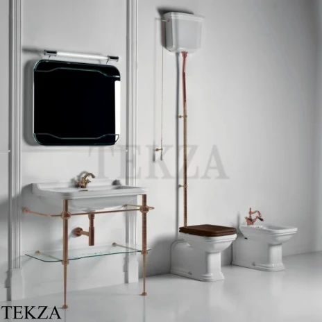 Kerasan Waldorf Консоль напольная с раковиной на 1 отв, 9196K3br, бронза