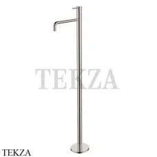 Boheme Uno Смеситель для раковины напольный, комплект с встройкой Uno 107-NB Nickel Brush