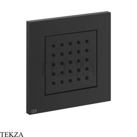 Gessi Rettangolo shower BODY JETS Боковая форсунка поворотная, внешняя часть 32984-299, Black XL