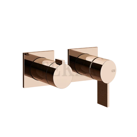 Gessi Inverso Diamantato Смеситель для душа, 2 потока, внешняя часть 73638-030, Copper PVD