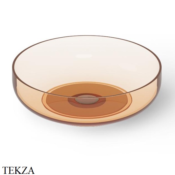 Dea Design Washbasins Раковина настольная D40 см Glasstech DD9101 400 R1, Sunset R1