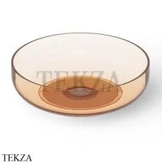 Dea Design Washbasins Раковина настольная D40 см Glasstech DD9101 400 R1, Sunset R1