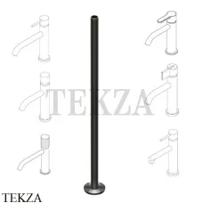 Ritmonio Diametro35 Удлинитель напольный для смесителя E0BA0105EST BLX, Brushed Black Chrome
