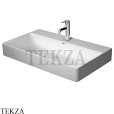 Duravit DuraSquare Раковина подвесная или на тумбу, без перелива 2353800041, белый глянец