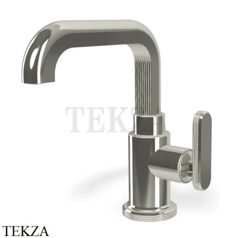 FIMA Carlo Frattini Park Line Смеситель для раковины, с донным клапаном F1321LN, Nickel глянец