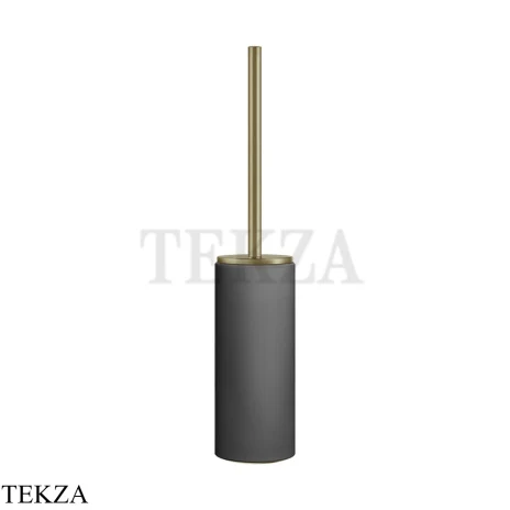 Gessi Ingranaggio-Anello Туалетный ершик напольный, композит черный 63744-727, Brushed Brass PVD