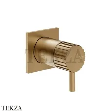 Gessi Incastri Смеситель для душа 1 поток, внешняя часть 75061-726, Warm Bronze Br. PVD