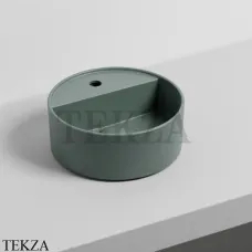 Cielo Theo Mini Round Раковина накладная с 1 отв. и без отв., без перелива LPLATFG MU, Muschio