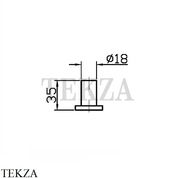 Zucchetti PAN Крючок для халата и полотенец ZAC650.C50, metal black