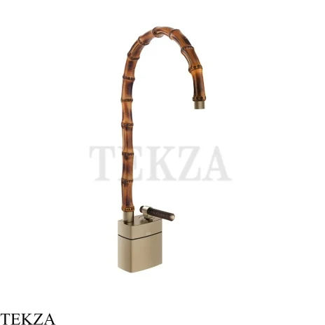 Gessi Jacqueline Смеситель для раковины высокий, без донного клапана 77233-149, нерж. сталь Brush / никель Brushed